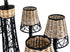 Varaluz Cayman 6 Light Chandelier Black Model: 362C06BL