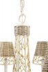 Varaluz Cayman 6 Light Chandelier Country White Model: 362C06CW