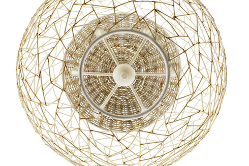 Varaluz Cayman 6 Light Orb Pendant Country White Model: 362P06CW