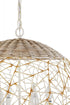 Varaluz Cayman 6 Light Orb Pendant Country White Model: 362P06CW