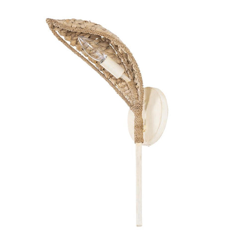 Varaluz Century Palm 1 Light Sconce in Country White Model: 519W01CW