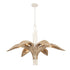 Varaluz Century Palm 6 Light Chandelier in Country White Model: 519C06CW