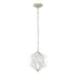 Varaluz Chelsea 1 Light Mini Pendant in Silverado Model: 321M01SO