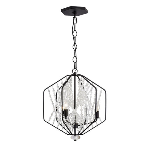 Varaluz Chelsea 3 Light Pendant Carbon Model: 321P03CB