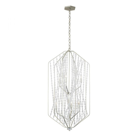 Varaluz Chelsea 6 Light Foyer in Silverado Model: 321F06SO