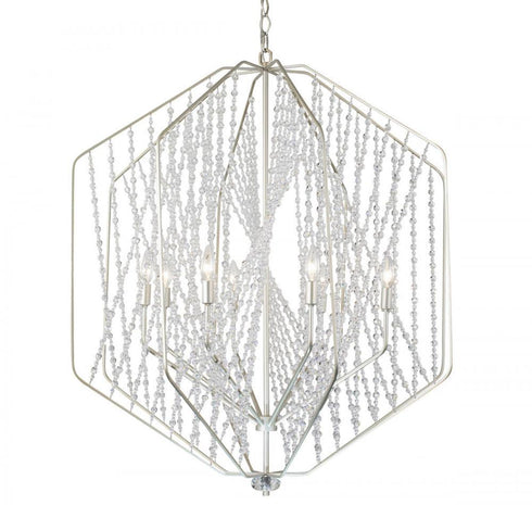 Varaluz Chelsea 6 Light Pendant in Silverado Model: 321P06SO
