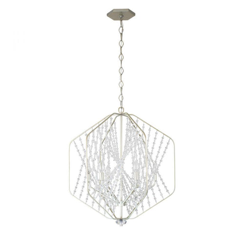 Varaluz Chelsea 6 Light Pendant in Silverado Model: 321P06SO