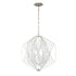 Varaluz Chelsea 6 Light Pendant in Silverado Model: 321P06SO
