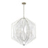 Varaluz Chelsea 6 Light Pendant in Silverado Model: 321P06SO