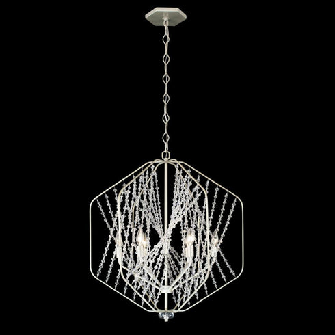 Varaluz Chelsea 6 Light Pendant in Silverado Model: 321P06SO