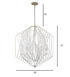 Varaluz Chelsea 6 Light Pendant in Silverado Model: 321P06SO
