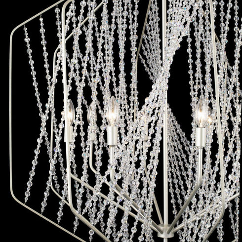 Varaluz Chelsea 6 Light Pendant in Silverado Model: 321P06SO