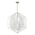 Varaluz Chelsea 8 Light Pendant in Silverado Model: 321P08SO