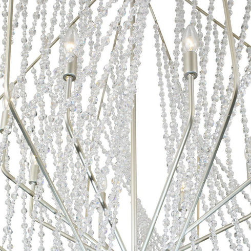 Varaluz Chelsea 8 Light Pendant in Silverado Model: 321P08SO