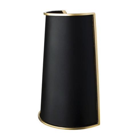Varaluz Coco 2 Light Sconce Matte Blac French Gold Model: 364W02MBFG
