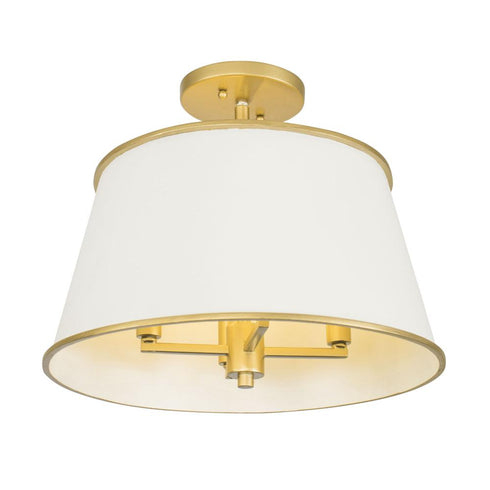 Varaluz Coco 4 Light Semi Flush Matte Whit French Model: 364S04MWFG