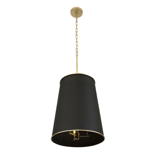Varaluz Coco 9 Light Foyer Matte Blac French Gold Model: 364F09MBFG
