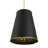 Varaluz Coco 9 Light Foyer Matte Blac French Gold Model: 364F09MBFG