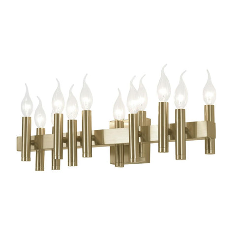 Varaluz Collette 12 Light Bath in Antique Brass Model: 357B12BB