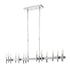 Varaluz Collette 16 Light Linear Pendant in Satin Nickel Model: 357N16SN