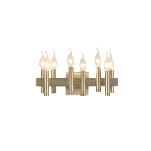 Varaluz Collette 8 Light Bath in Antique Brass Model: 357B08BB