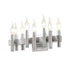 Varaluz Collette 8 Light Bath in Satin Nickel Model: 357B08SN