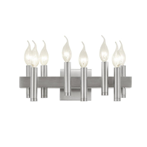 Varaluz Collette 8 Light Bath Satin Nickel Model: 357B08SN