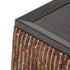 Varaluz Continental Side Table Dark Brown Oa Geo in Dark Brown Oak/Geo Finish Model: 506TA16B