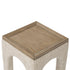Varaluz Continental Side Table Harvest Oa Sand in Harvest Oak/Sand Finish Model: 506TA16A