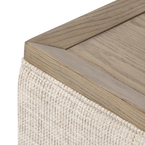 Varaluz Continental Side Table Harvest Oa Sand in Harvest Oak/Sand Finish Model: 506TA16A