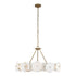 Varaluz Cosmos 6 Light Chandelier Havana Gold Model: 370C06HG