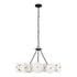 Varaluz Cosmos 6 Light Chandelier Matte Black Model: 370C06MB