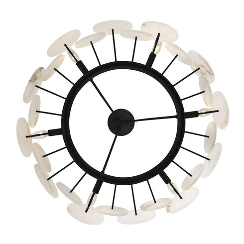 Varaluz Cosmos 6 Light Chandelier Matte Black Model: 370C06MB