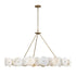 Varaluz Cosmos 9 Light Chandelier Havana Gold Model: 370C09HG