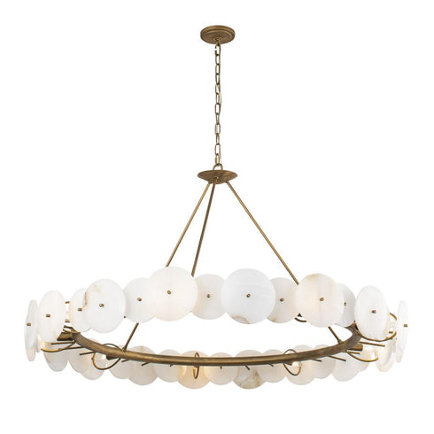 Varaluz Cosmos 9 Light Chandelier Havana Gold Model: 370C09HG