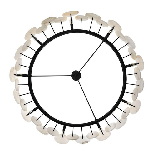 Varaluz Cosmos 9 Light Chandelier Matte Black Model: 370C09MB