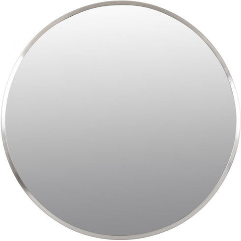 Varaluz Cottage 30 In Round Mirror Brushed Nickel Model: 428A01BN
