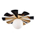 Varaluz Daphne 1 Light Convertible Flush Moun Sconce Model: 372S01LMBFG