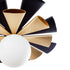 Varaluz Daphne 1 Light Convertible Flush Moun Sconce Model: 372S01LMBFG