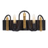 Varaluz Darden 2 Light Bath Matte Blac Antique Gold Model: 354B02MBAG
