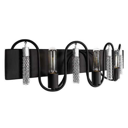 Varaluz Darden 3 Light Bath Matte Blac Painted Model: 354B03MBCH