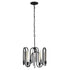 Varaluz Darden 6 Light Pendant Matte Blac Painted Model: 354P06MBCH