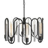 Varaluz Darden 8 Light Pendant Matte Blac Painted Model: 354P08MBCH