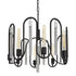 Varaluz Darden 8 Light Pendant Matte Blac Painted Model: 354P08MBCH