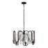 Varaluz Darden 8 Light Pendant Matte Blac Painted Model: 354P08MBCH