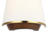Varaluz Desert Flyer 2 Light Sconce Satin Bras Medium Walnut in Satin Brass/Medium Walnut Finish Model: 520W02SBW