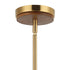 Varaluz Desert Flyer 3 Light Convertible Pendan Semi Flush Satin Bras Medium Walnut in Satin Brass/Medium Walnut Finish Model: 520P03SBW