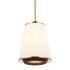 Varaluz Desert Flyer 3 Light Foyer Satin Bras Medium Walnut in Satin Brass/Medium Walnut Finish Model: 520F03SBW