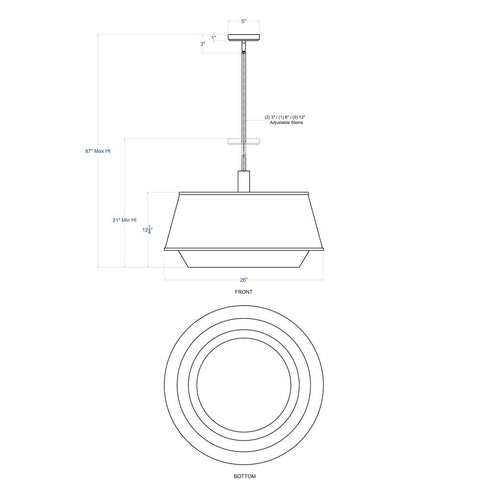 Varaluz Desert Flyer 6 Light Pendant Satin Bras Medium Walnut in Satin Brass/Medium Walnut Finish Model: 520P06SBW