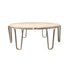 Varaluz Devereaux Coffee Table in Chablis Silver Model: 525TC41A